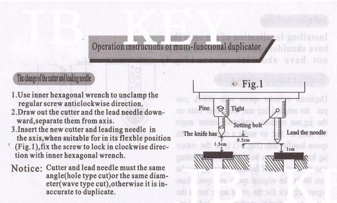 инструкция к машине дублированная вырезыванием 1 ключа 368А