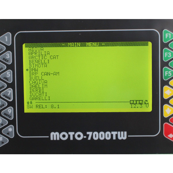 Дисплей 1 всеобщего блока развертки Мото 7000ТВ софтвар