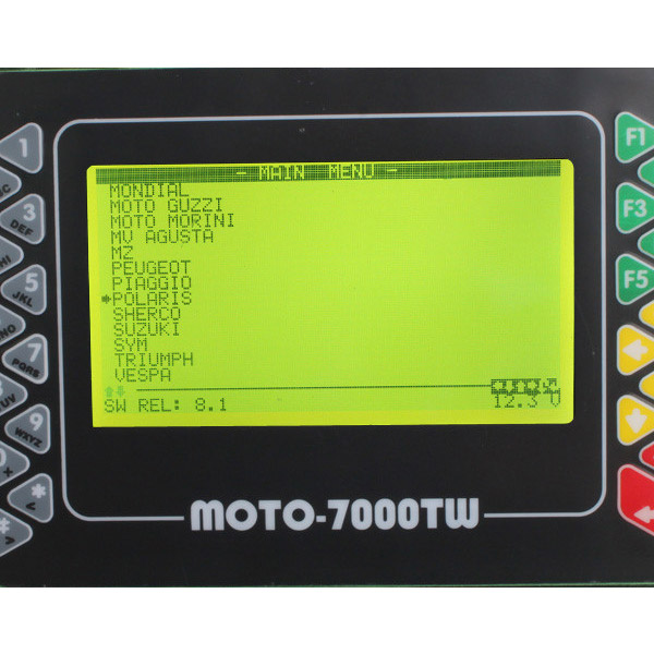 Дисплей 3 программного обеспечения блока развертки Мото 7000ТВ всеобщий