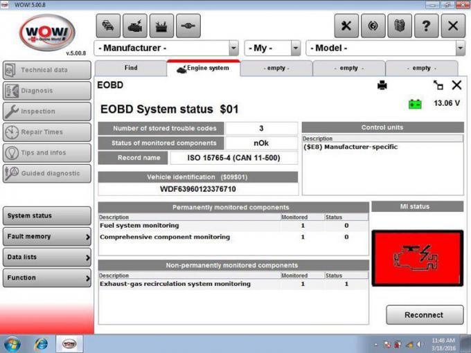 ВАУ дисплей 2 программного обеспечения Сноопер
