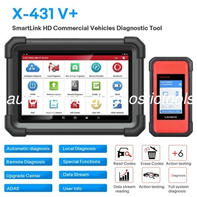 Хорошая цена. ЛАНШ X431 V+ SmartLink HD Диагностический инструмент для грузовиков 12 / 24 В онлайн
