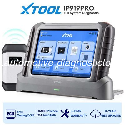 Хорошая цена. 2026 XTOOL INPLUS IP919Pro Все системы Двунаправленный беспроводный диагностический инструмент поддержка DOIP / CANFD & FCA, ECU программирование онлайн