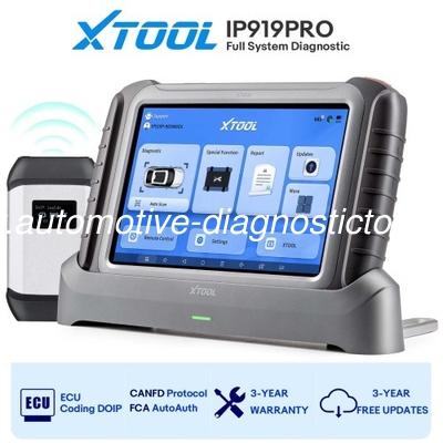 Хорошая цена. XTOOL InPlus IP919 Беспроводной диагностический инструмент XTOOL с кодировкой ECU, 42+ сервис, FCA AutoAuth, Топологическая карта онлайн