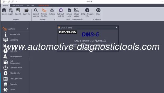Хорошая цена. ¥2025.08 ¥ DOOSAN (DEVELON) DMS 5 -3.2.8 Диагностическое ПО онлайн