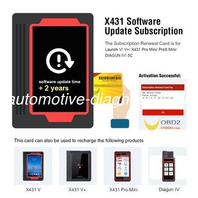 Хорошая цена. 2 года обновления сервиса для запуска V/ V+/ X431 Pro Mini/ ProS Mini/ DIAGUN IV/ 5C/ LAUNCH X-431 PRO DYNO онлайн