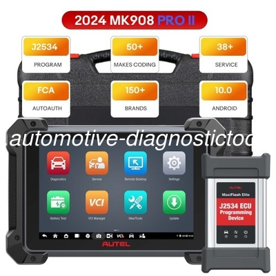 Хорошая цена. Autel MaxiCOM MK908 PRO II Оригинальный сканер Autel Поддержка расширенного диагностического сканера для программирования ECU онлайн