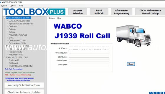 Хорошая цена. 2025 WABCO TOOLBOX Плюс 14.3.0.0 Диагностическое ПО онлайн