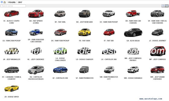 Хорошая цена. 【Chrysler EPC】2025.07 Каталог запасных частей FCA EPC5 для Chrysler онлайн