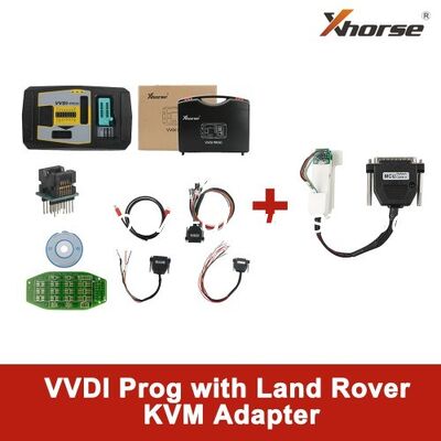 Хорошая цена. Программатор Xhorse VVDI PROG с адаптером Land Rover KVM без необходимости пайки онлайн